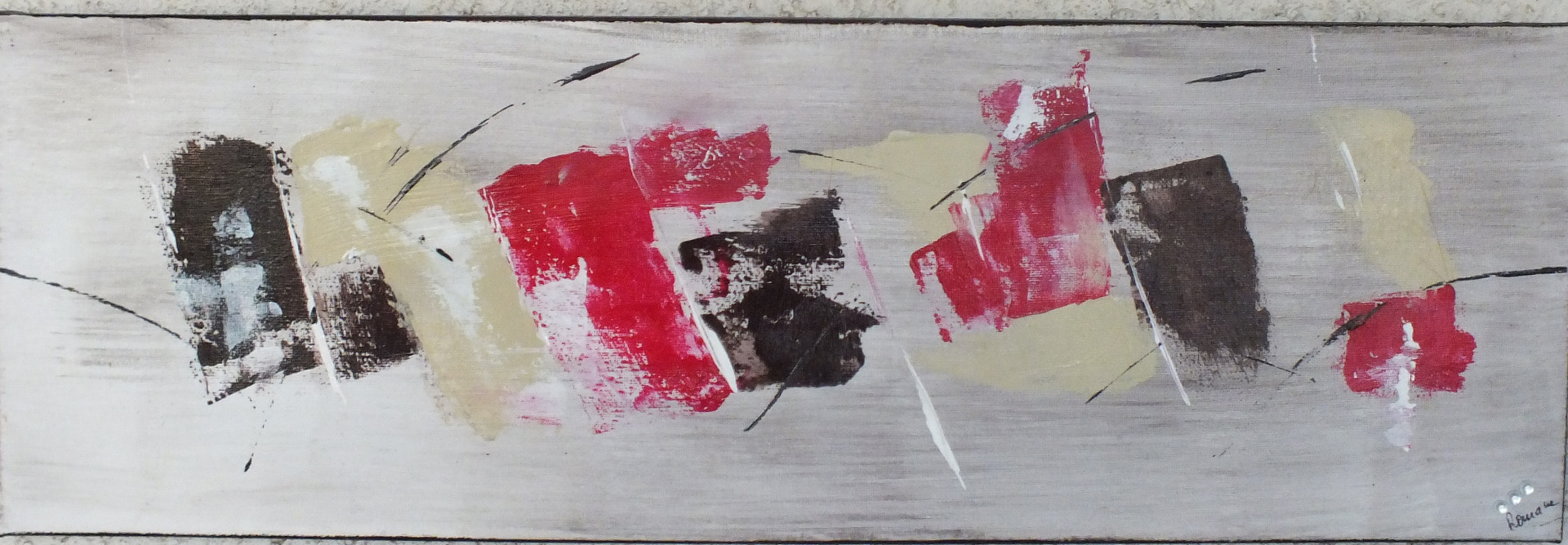 Continuité (acrylique sur bois 30*40 ) Prix : 40 € €