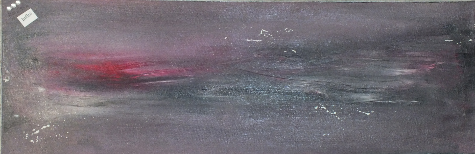 Infini (acrylique sur toile 60*20) Prix 40 €