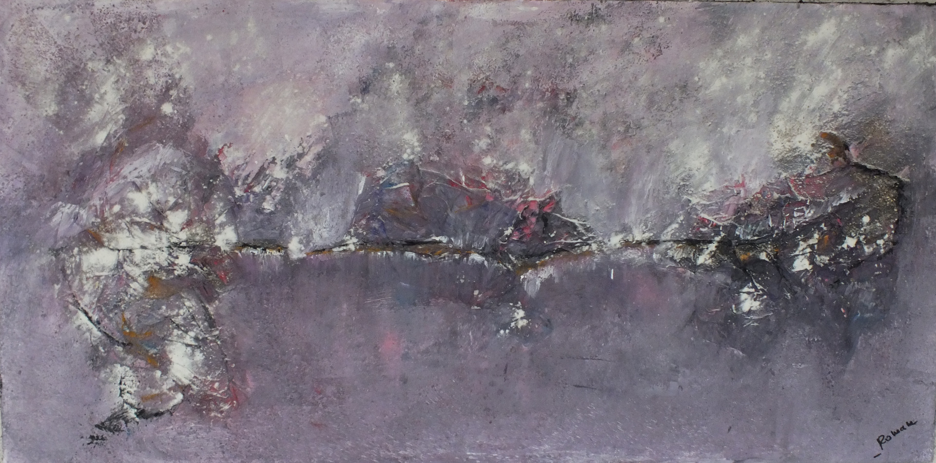 Mauve (acrylique 95*40) Prix : 180 €