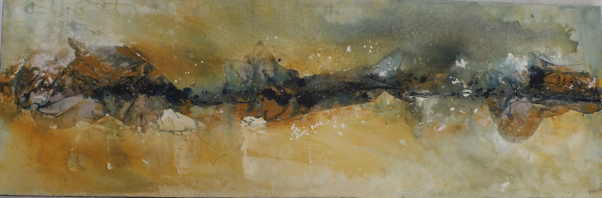 Ilôts (acrylique ) Prix 160 €