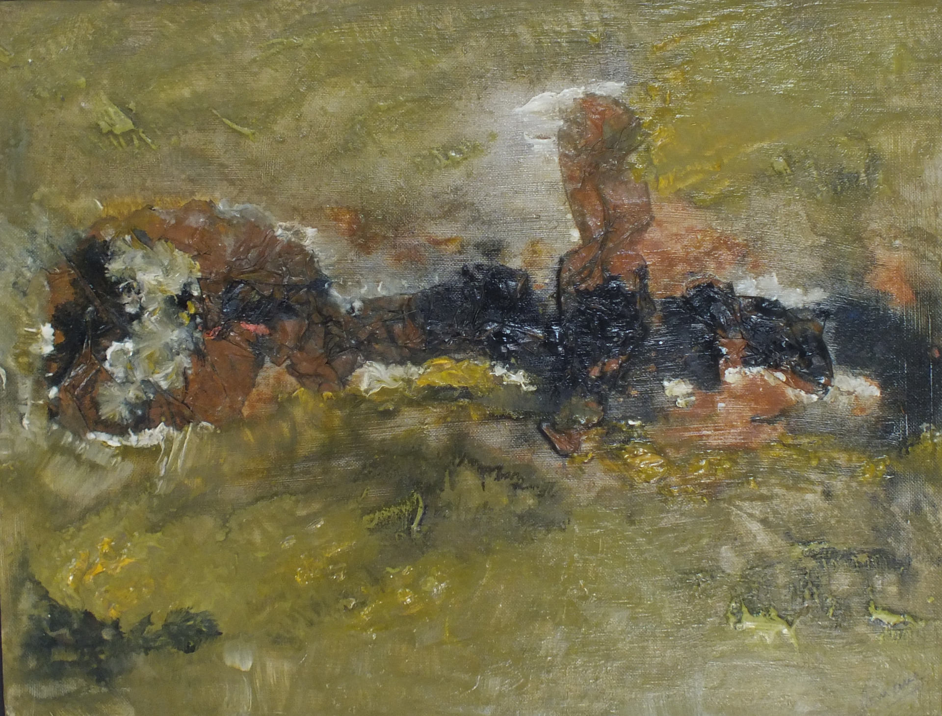Intemporel (acrylique 30*35) Prix : 90 €