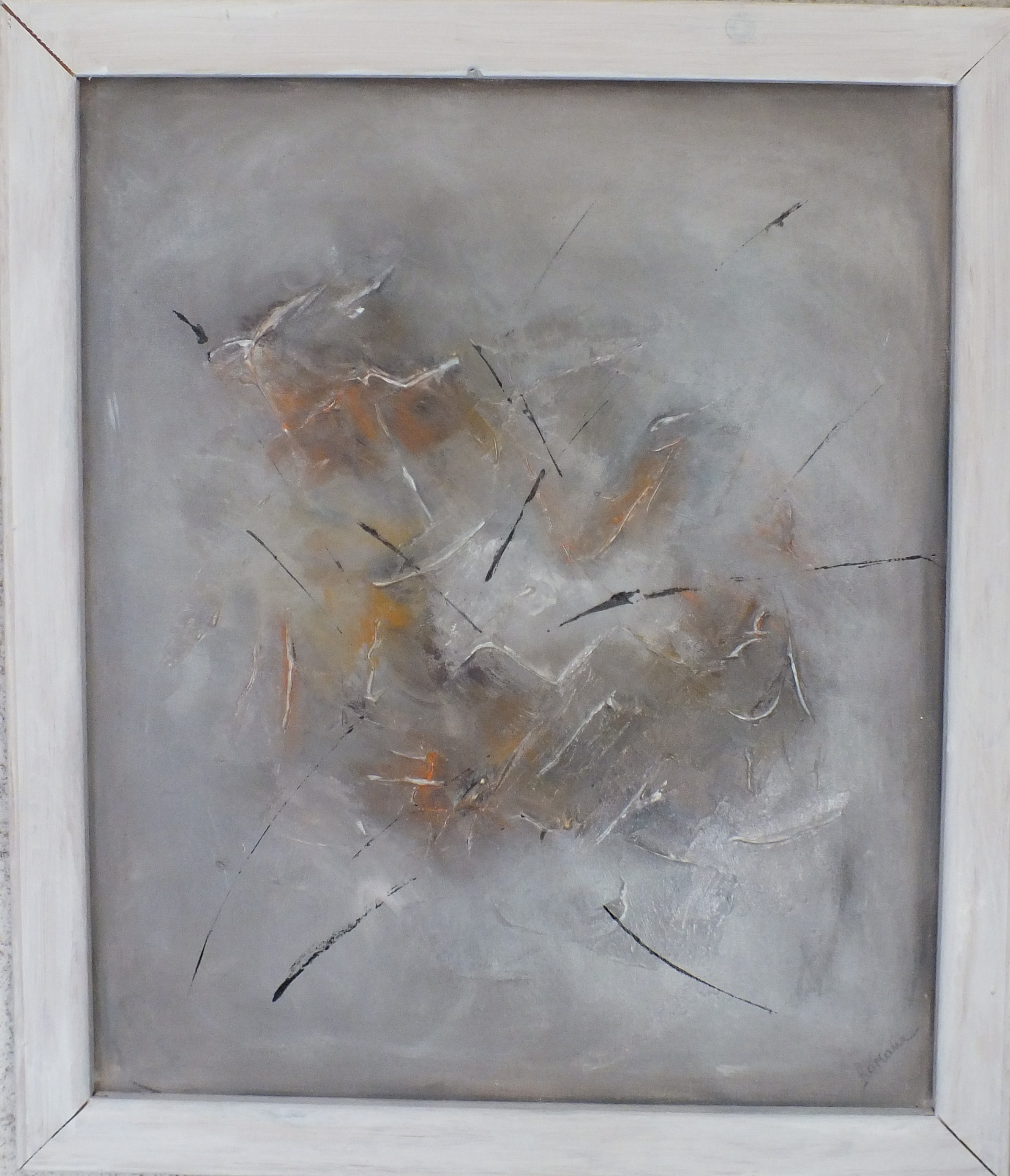 Odin (acrylique 60*70) Prix : 200 €